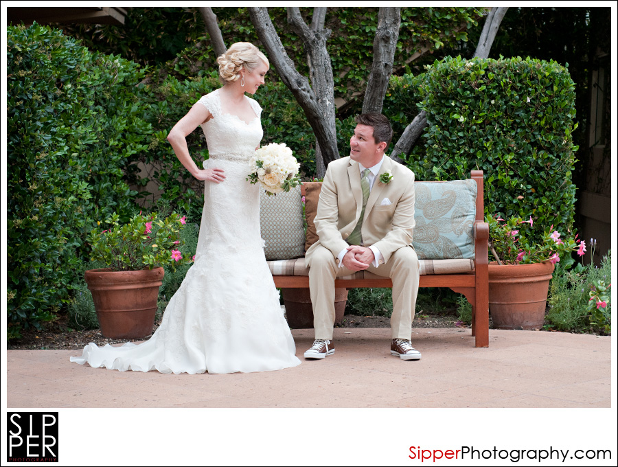 Wedding Couple at The Surf and Sand Hotel, Laguna Beach